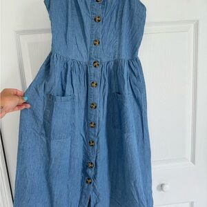 Blue Denim Dress
